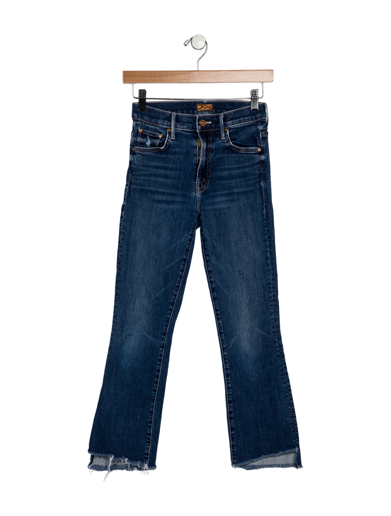 Mother Mid-Rise Straight Leg Jeans