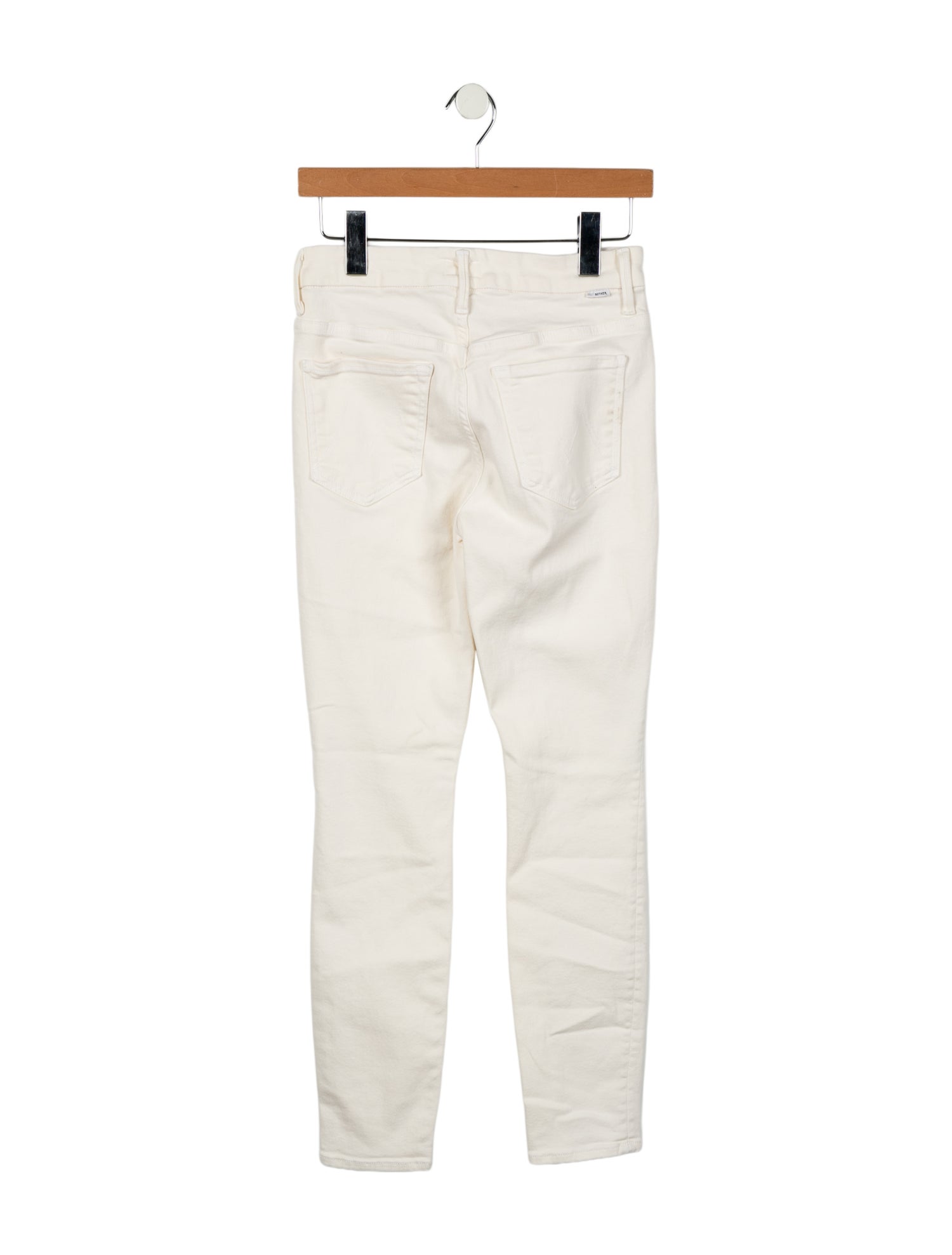 Mother Mid-Rise Skinny Leg Jeans