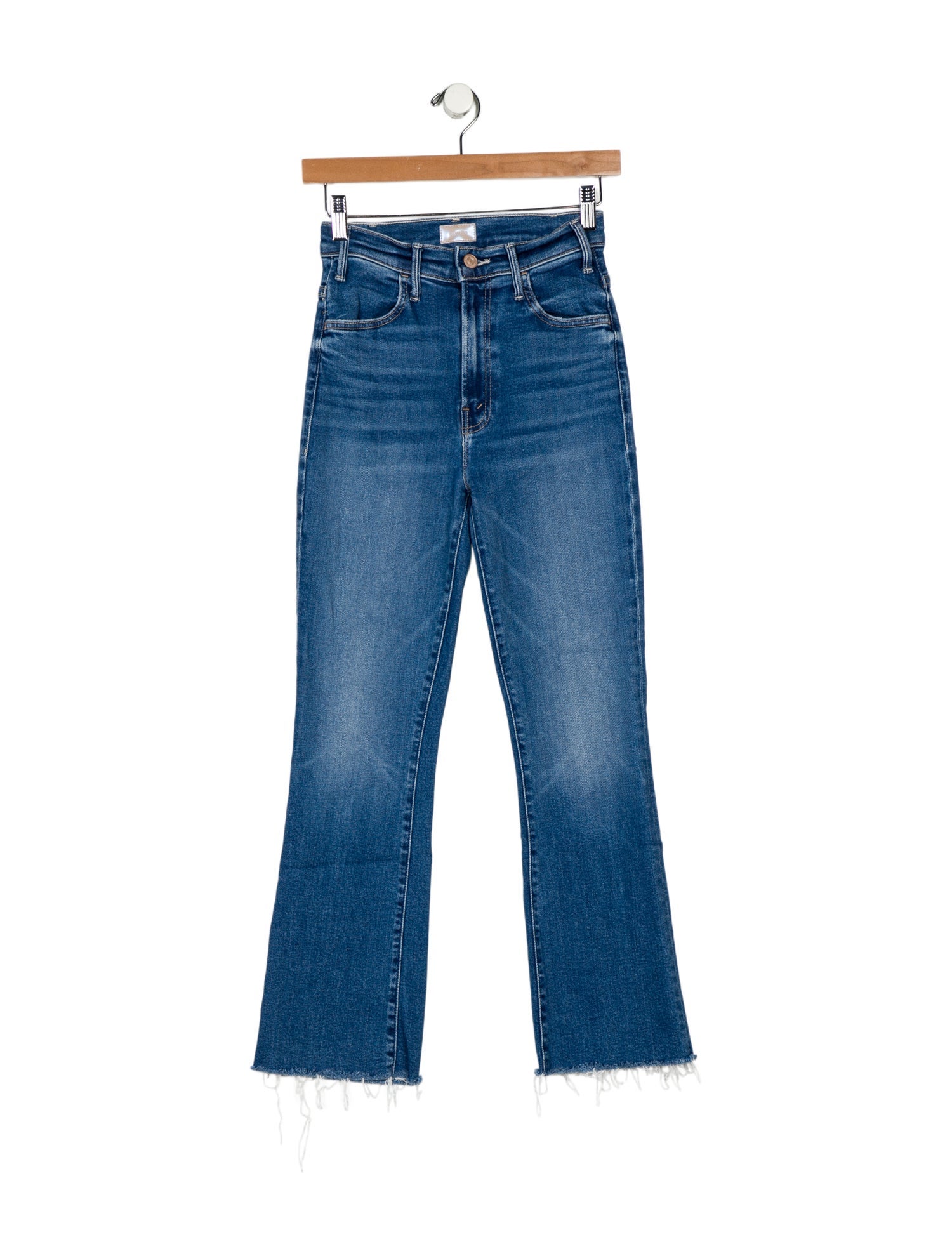 Mother Mid-Rise Straight Leg Jeans