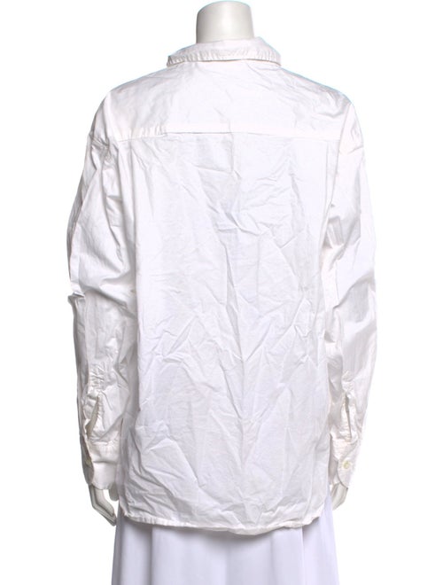 Mother Long Sleeve Button-Up Top