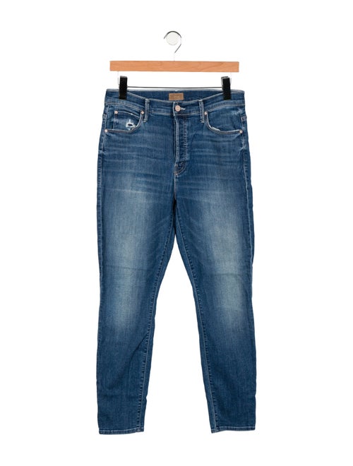 Mother Mid-Rise Skinny Leg Jeans
