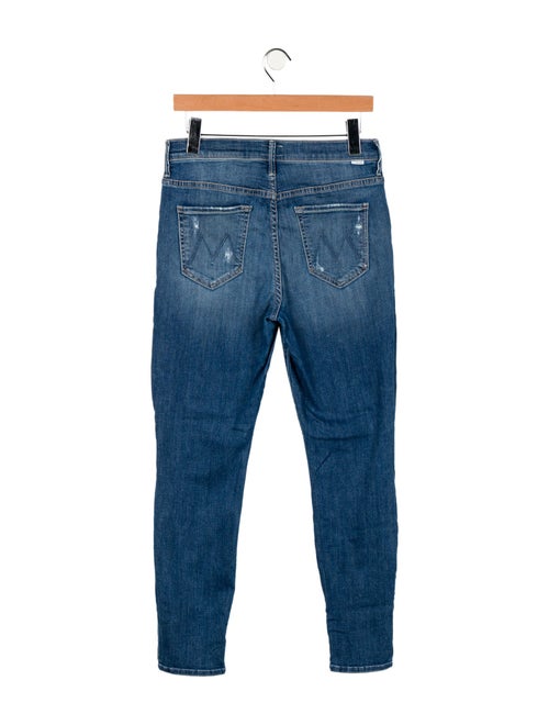 Mother Mid-Rise Skinny Leg Jeans