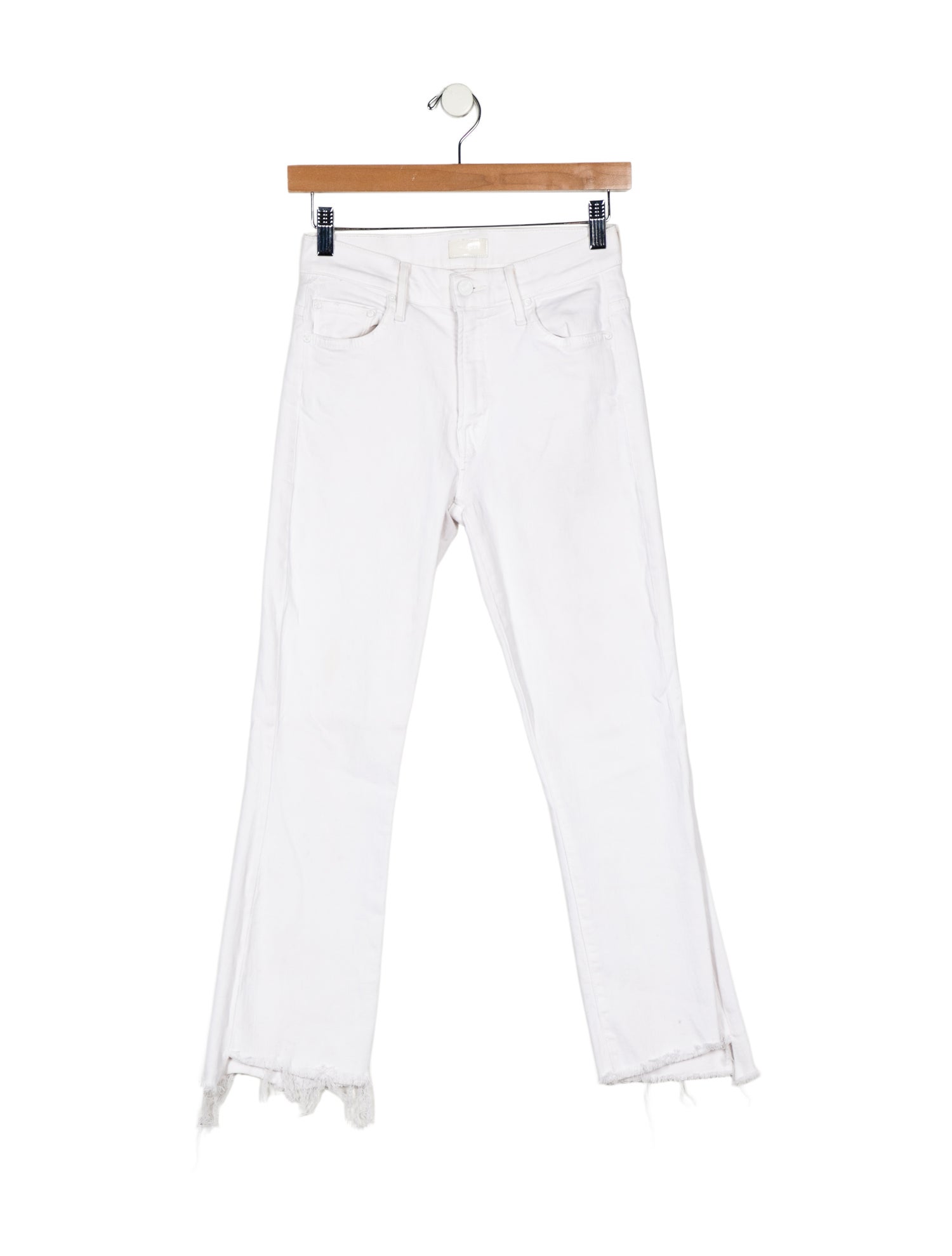 Mother Mid-Rise Straight Leg Jeans