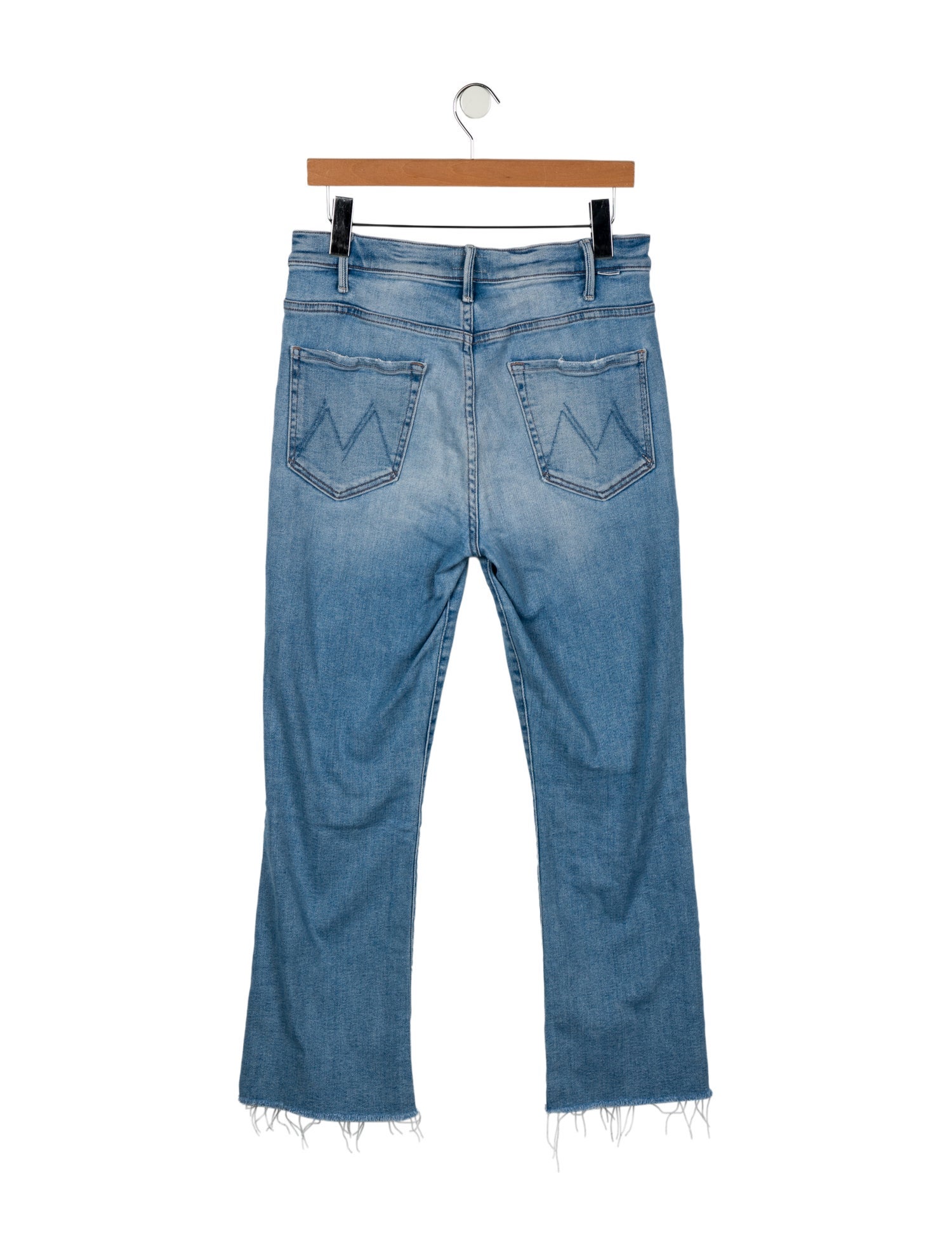 Mother Mid-Rise Straight Leg Jeans