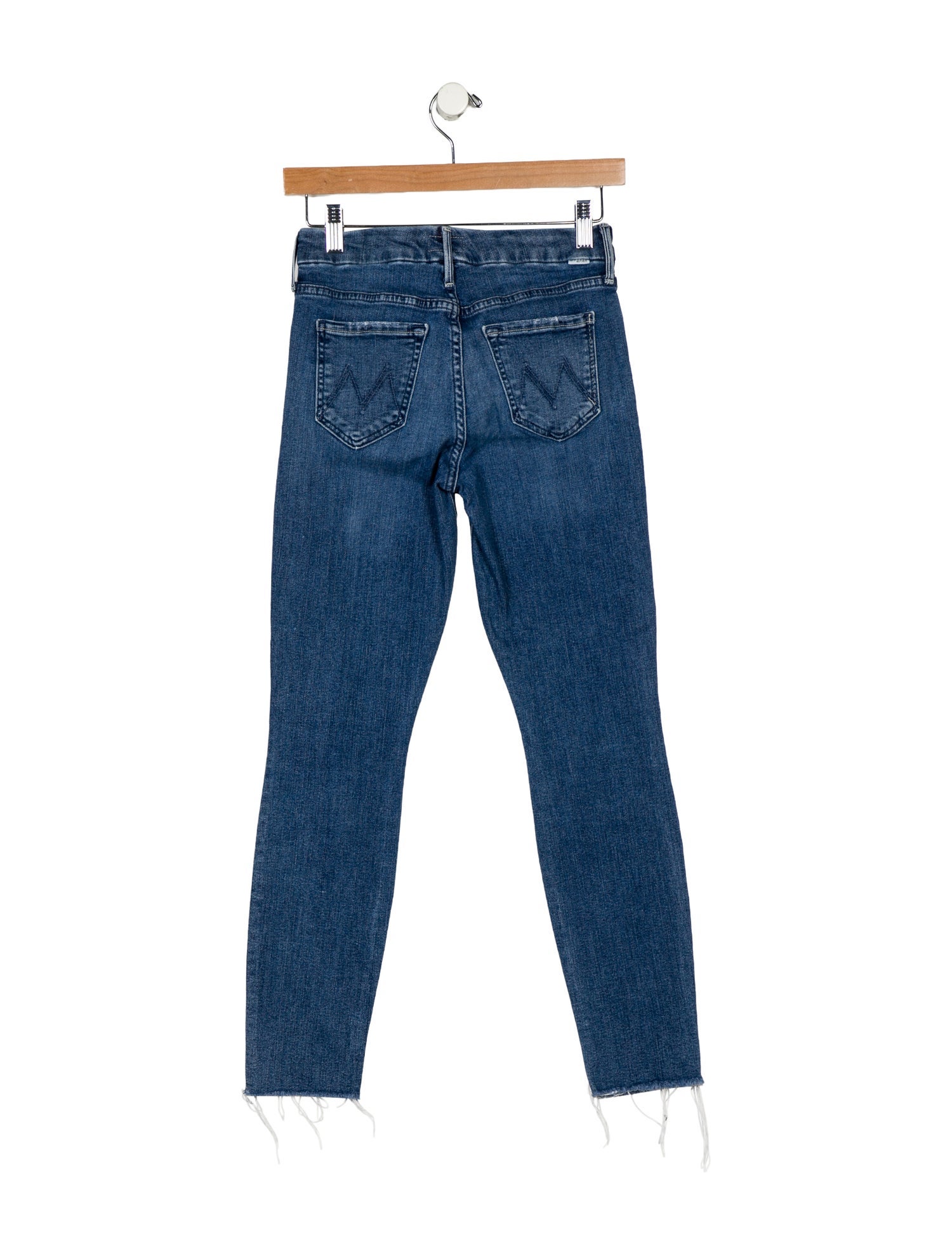 Mother Mid-Rise Skinny Leg Jeans