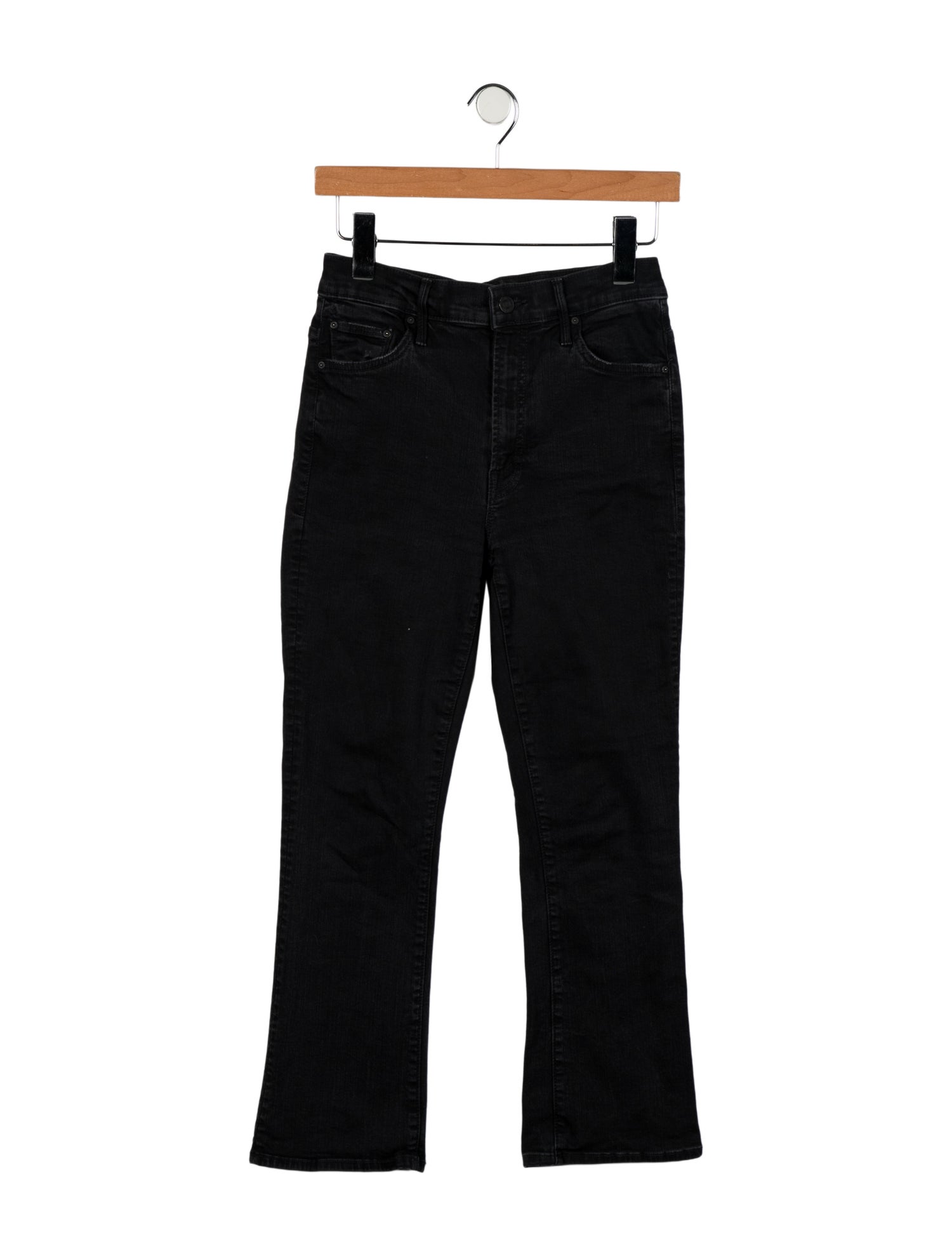 Mother Mid-Rise Straight Leg Jeans