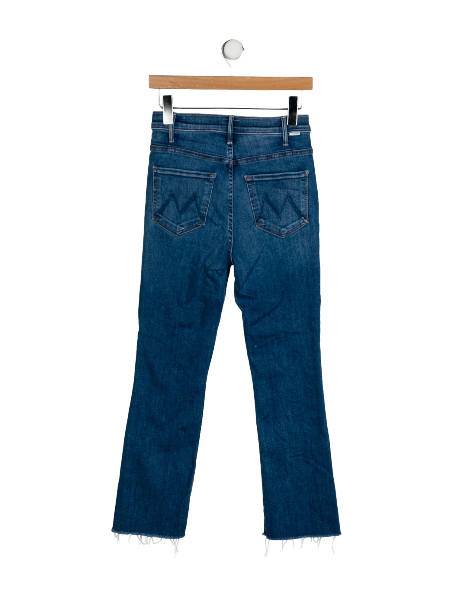 Mother Mid-Rise Straight Leg Jeans