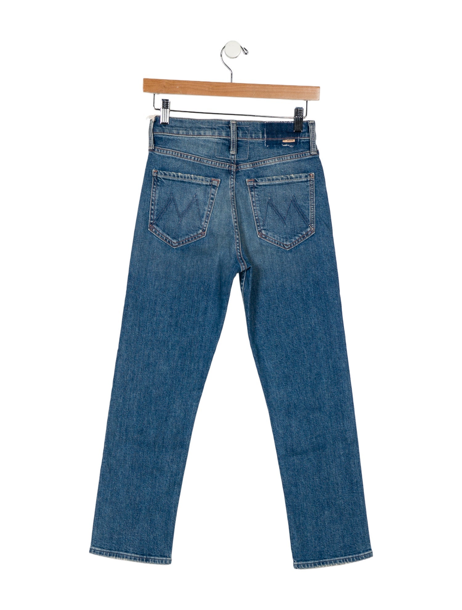 Mother Mid-Rise Straight Leg Jeans w/ Tags