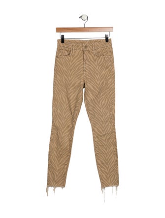 Mother Mid-Rise Skinny Leg Jeans