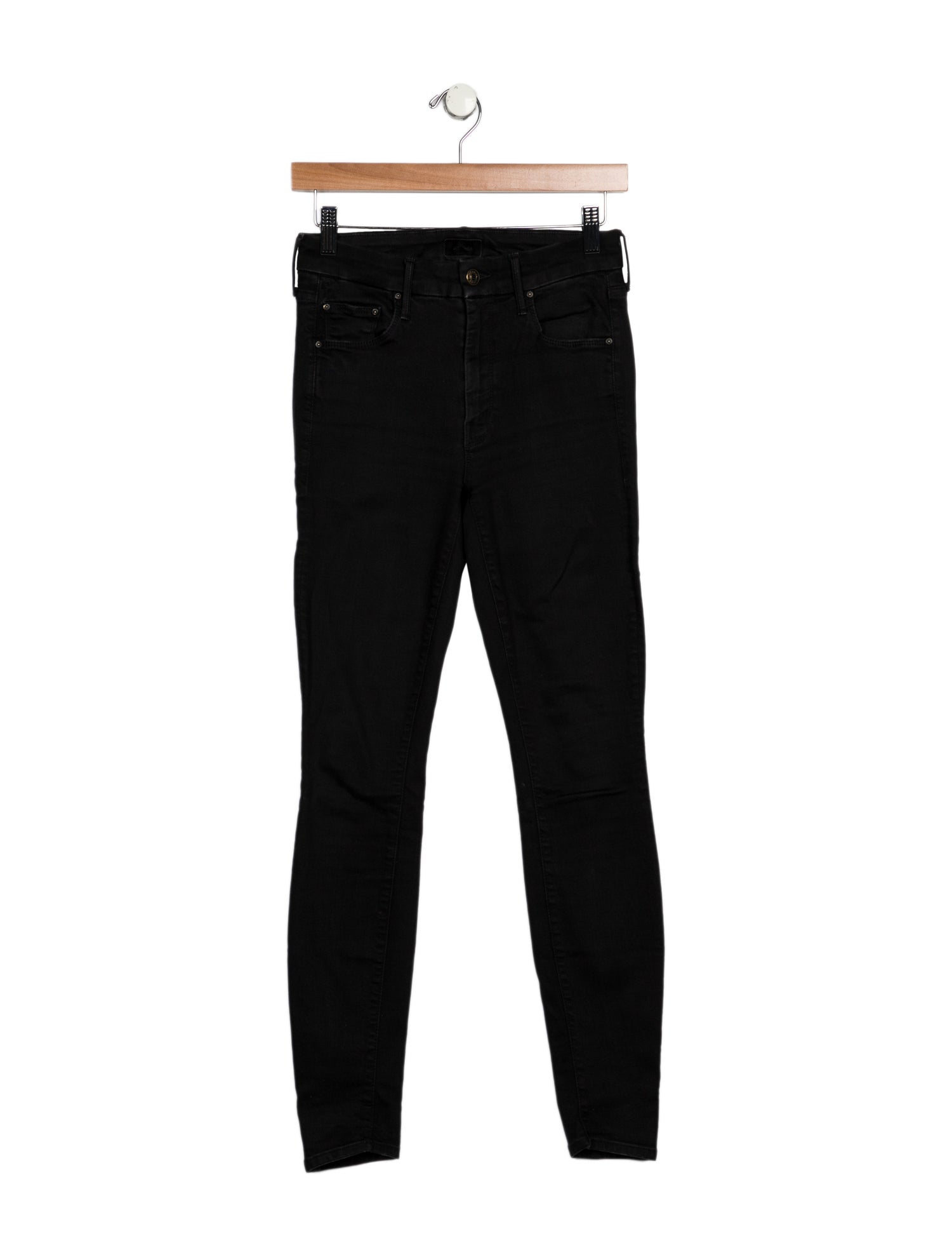 Mother Mid-Rise Skinny Leg Jeans