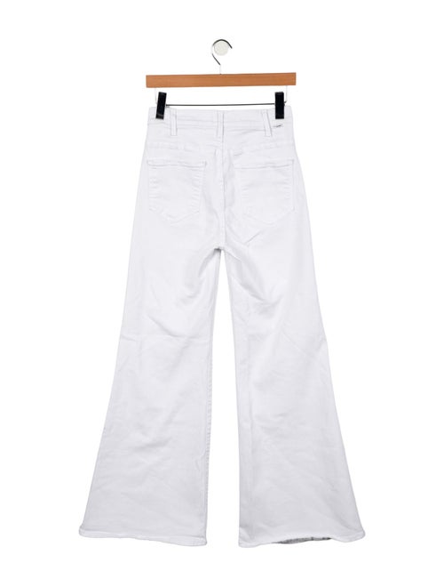 Mother Mid-Rise Wide Leg Jeans