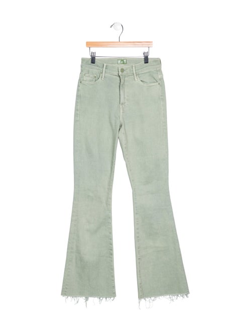 Mother Mid-Rise Wide Leg Jeans