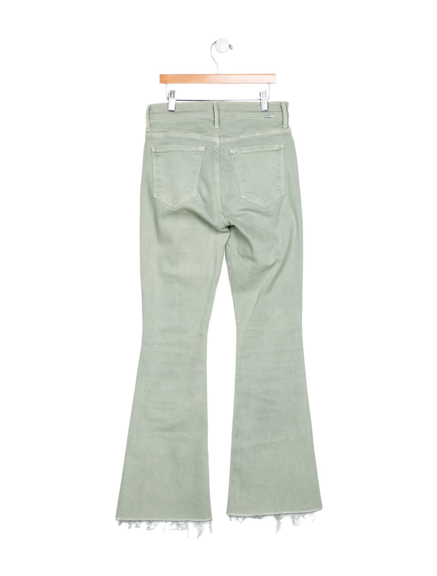 Mother Mid-Rise Wide Leg Jeans
