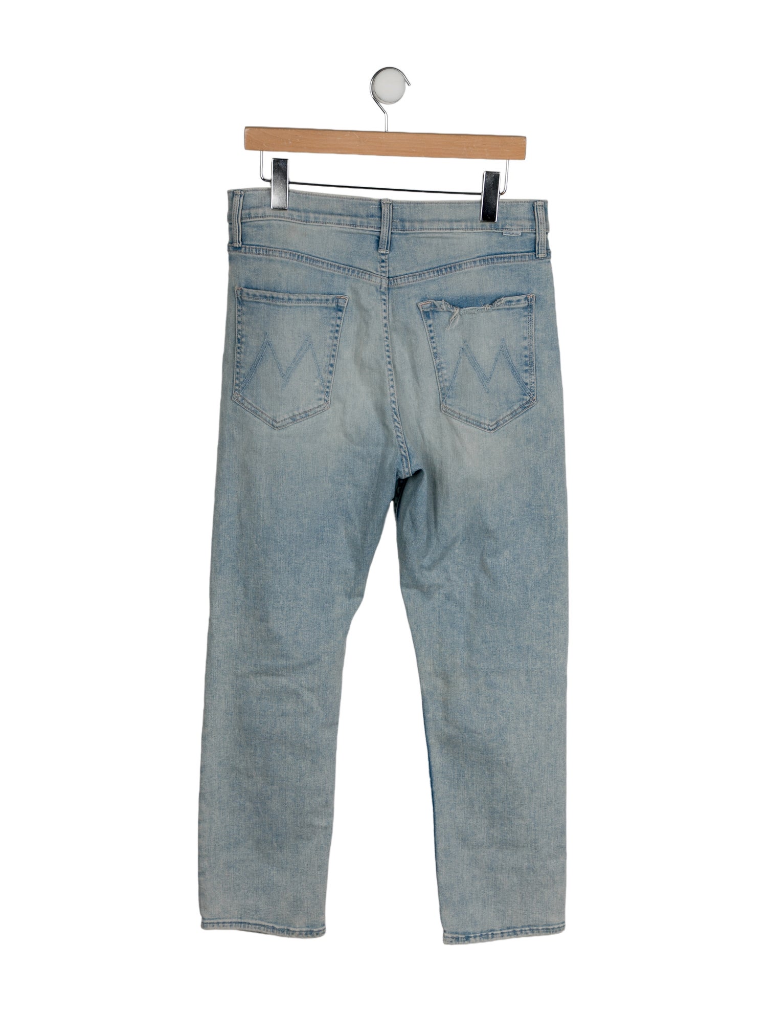 Mother High-Rise Straight Leg Jeans