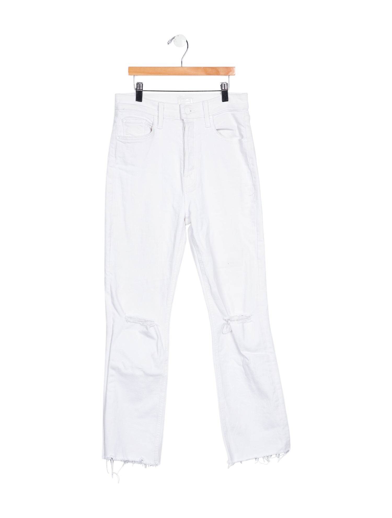 Mother High-Rise Straight Leg Jeans