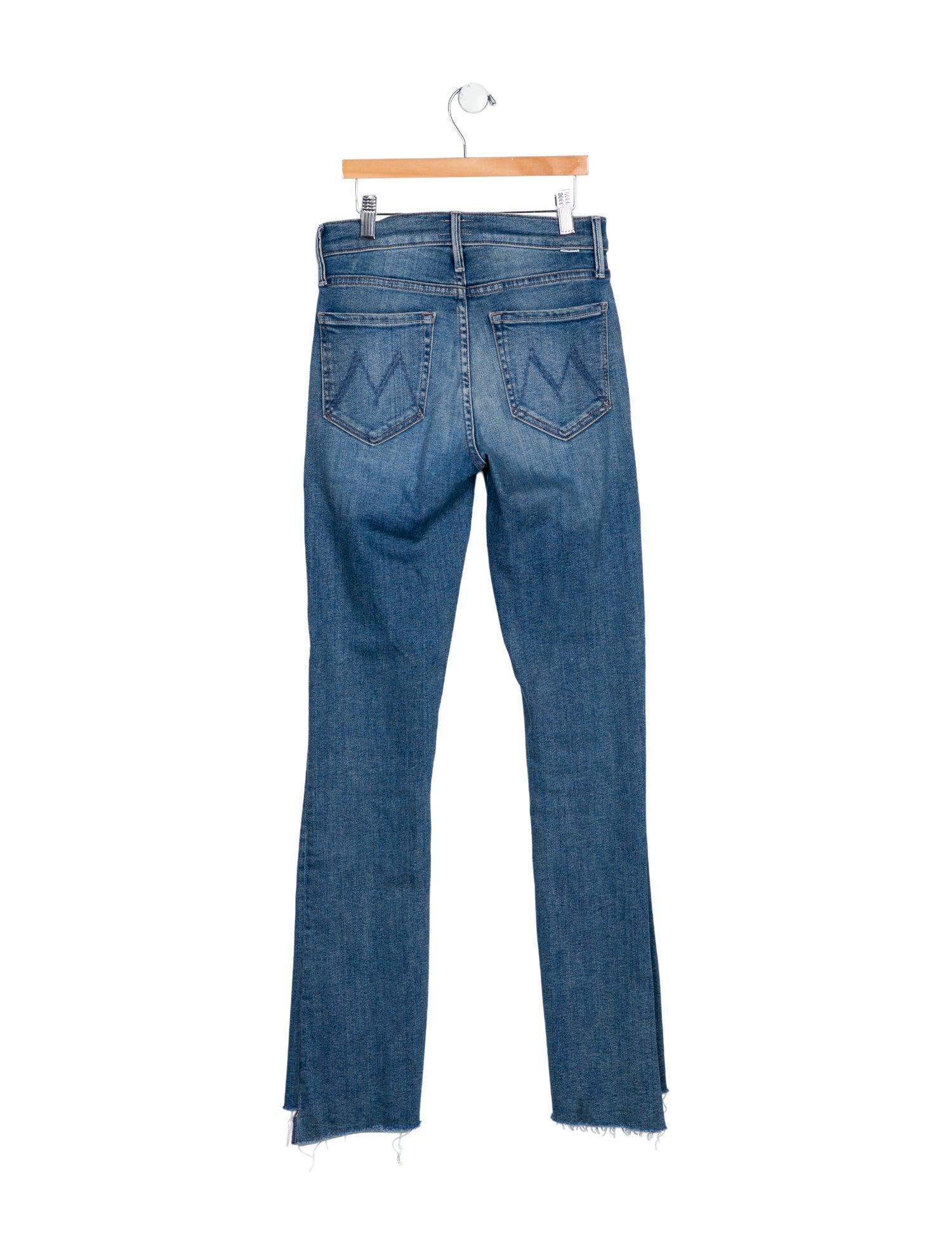 Mother Mid-Rise Straight Leg Jeans