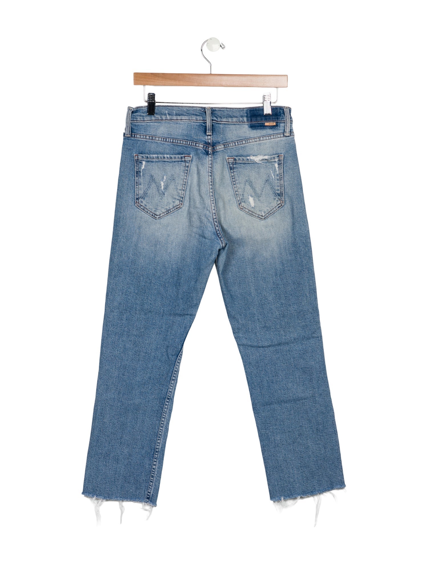 Mother High-Rise Straight Leg Jeans
