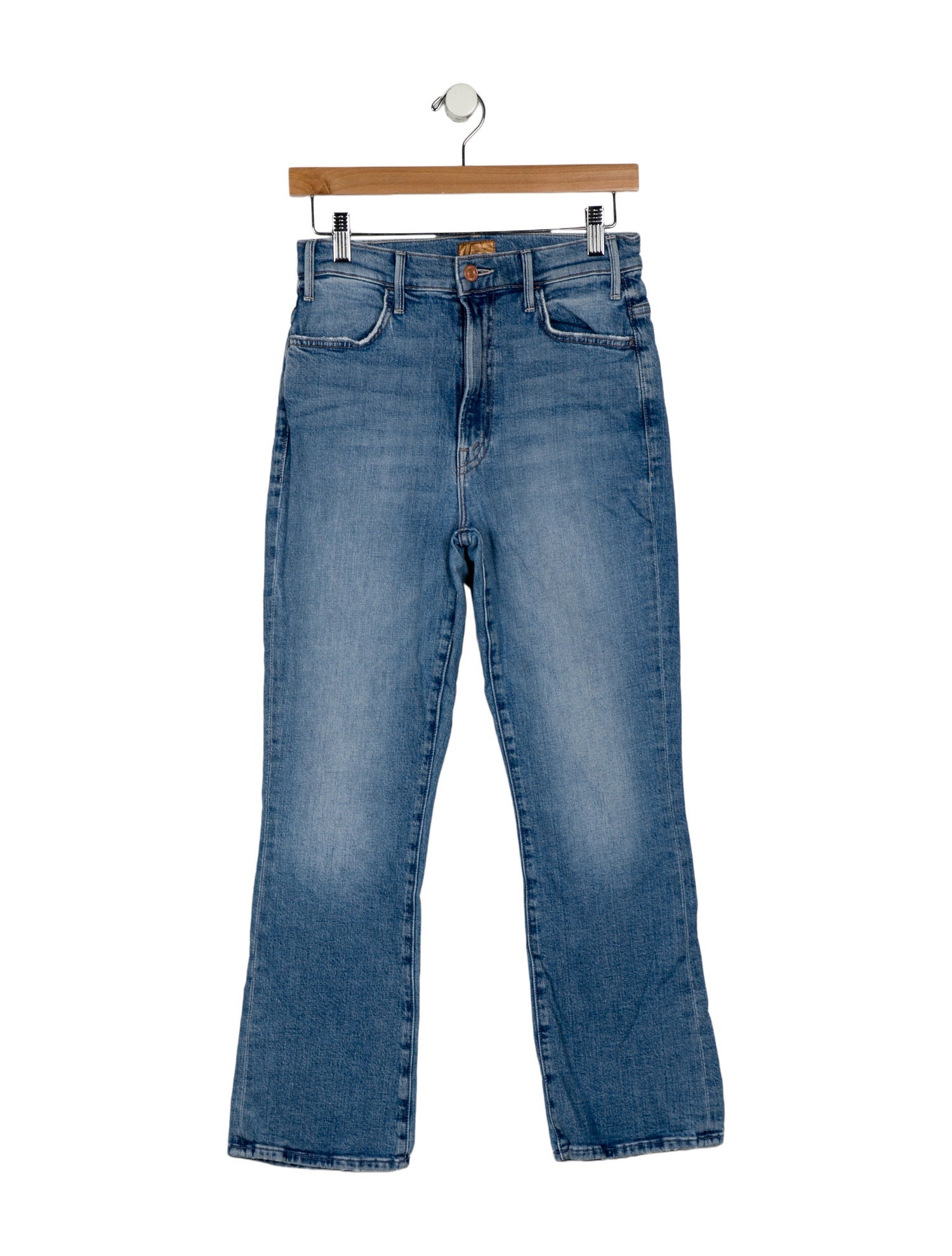 Mother High-Rise Straight Leg Jeans