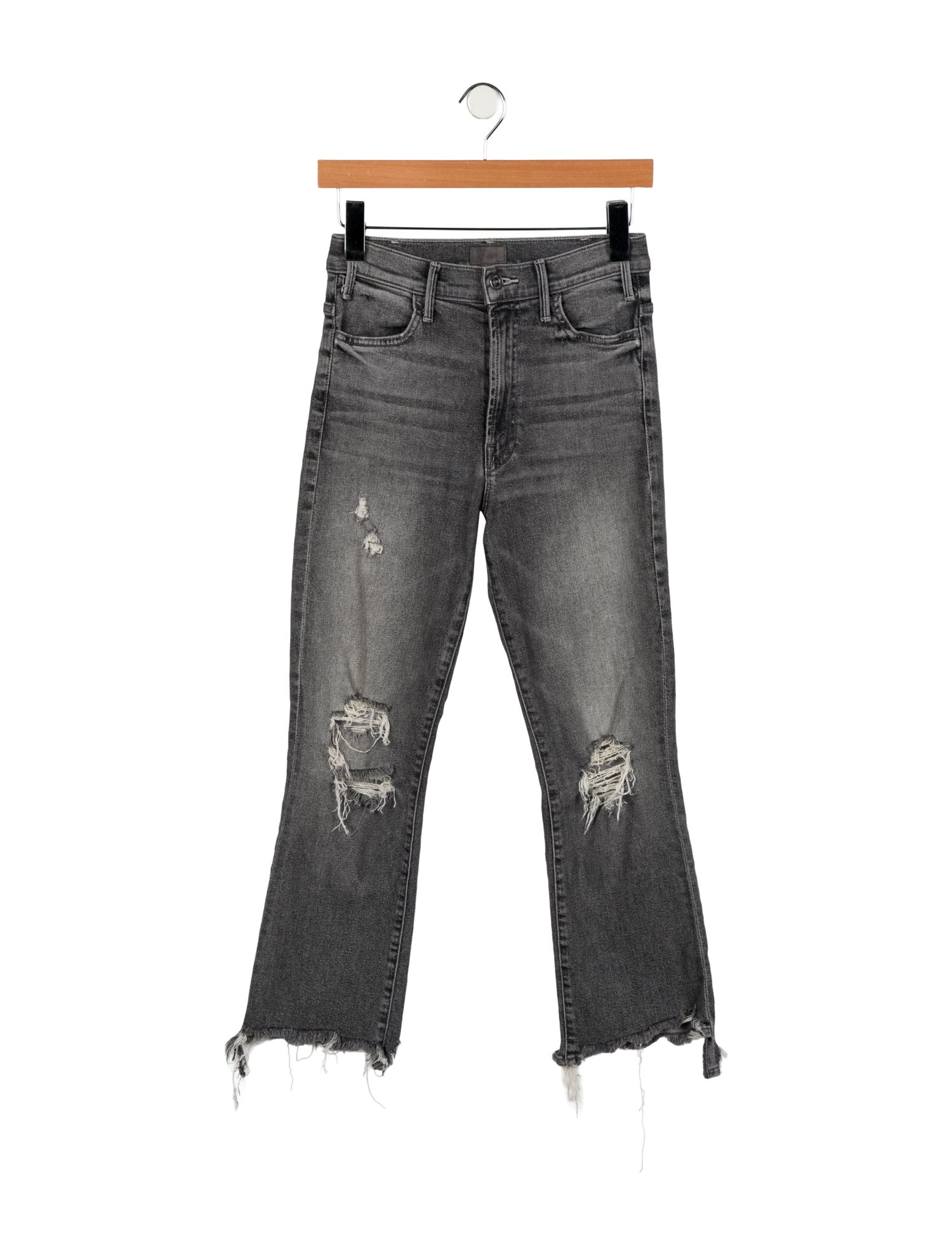 Mother Mid-Rise Straight Leg Jeans