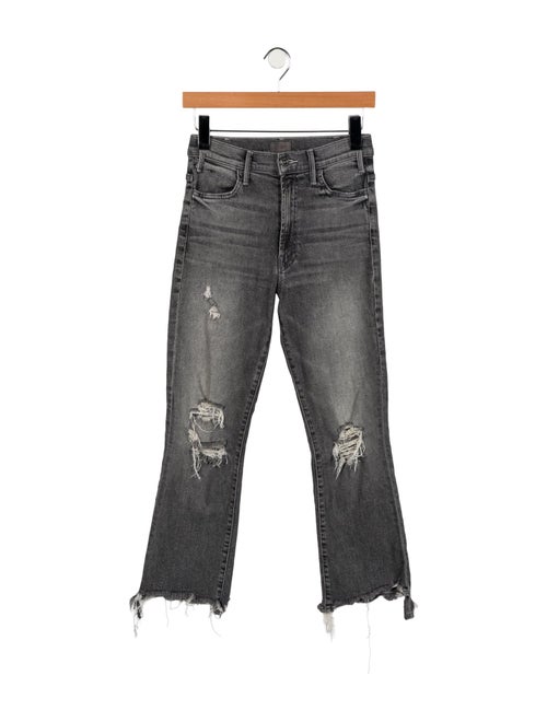 Mother Mid-Rise Straight Leg Jeans