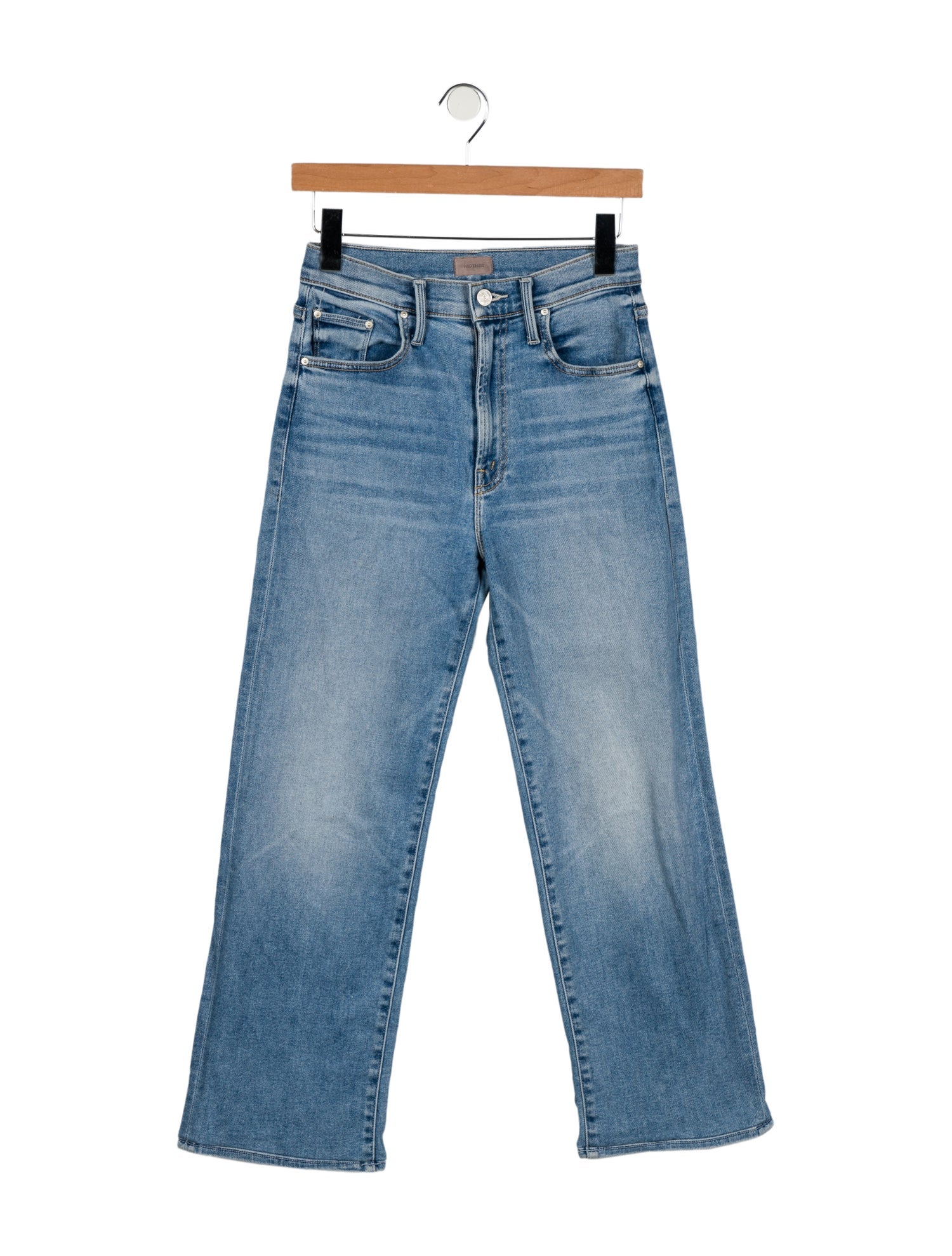 Mother High-Rise Straight Leg Jeans