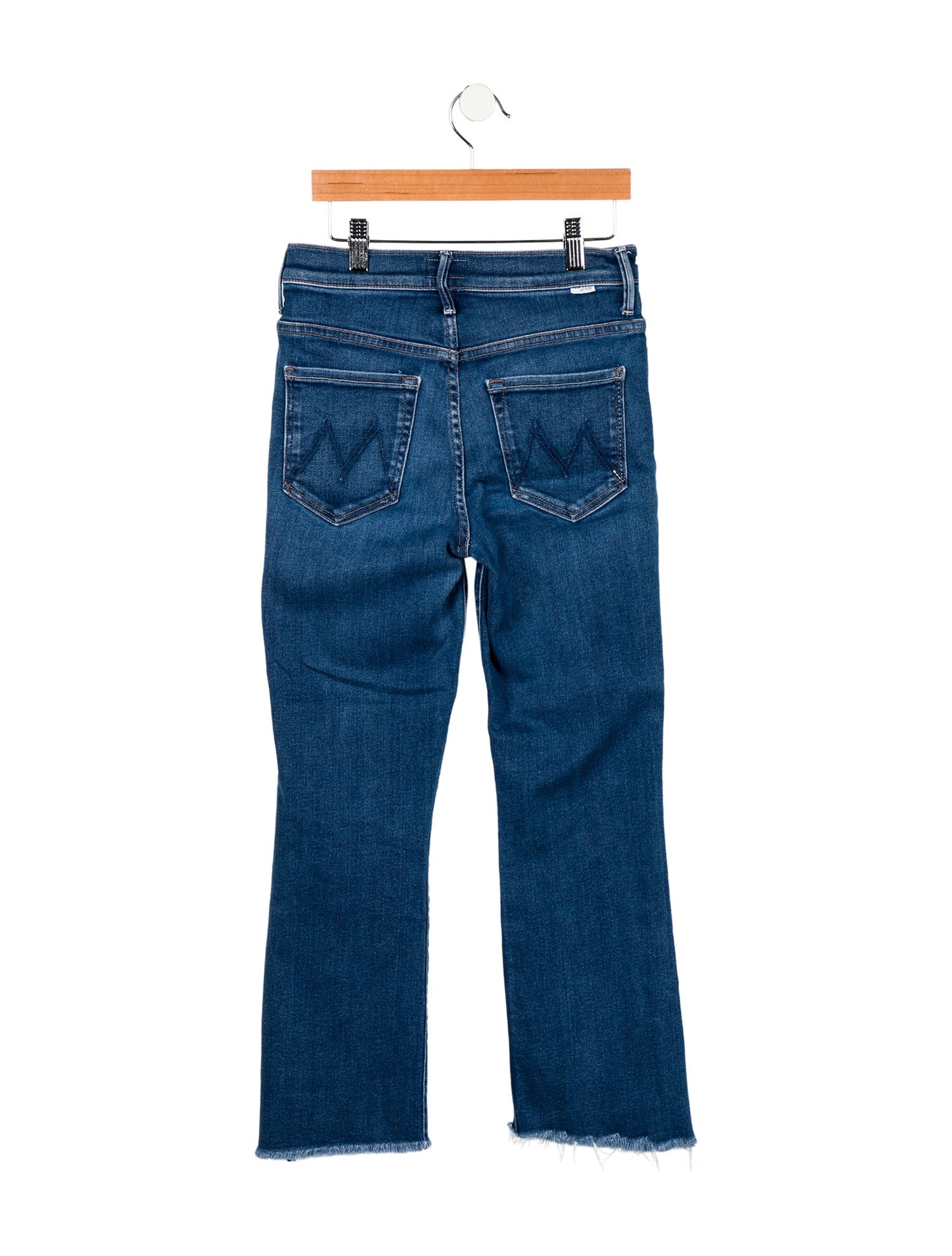 Mother Mid-Rise Straight Leg Jeans