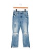 Mother Mid-Rise Straight Leg Jeans