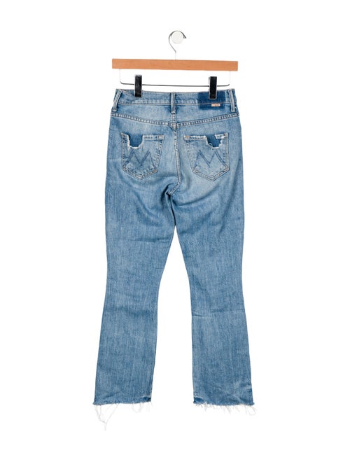 Mother Mid-Rise Straight Leg Jeans