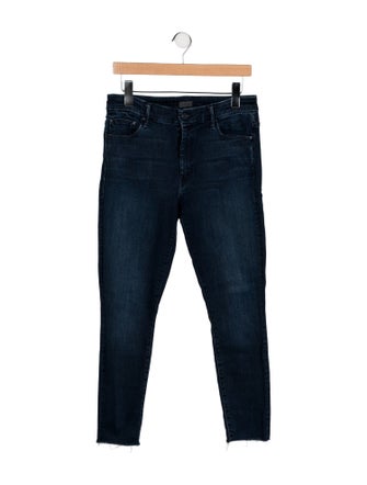 Mother Mid-Rise Skinny Leg Jeans