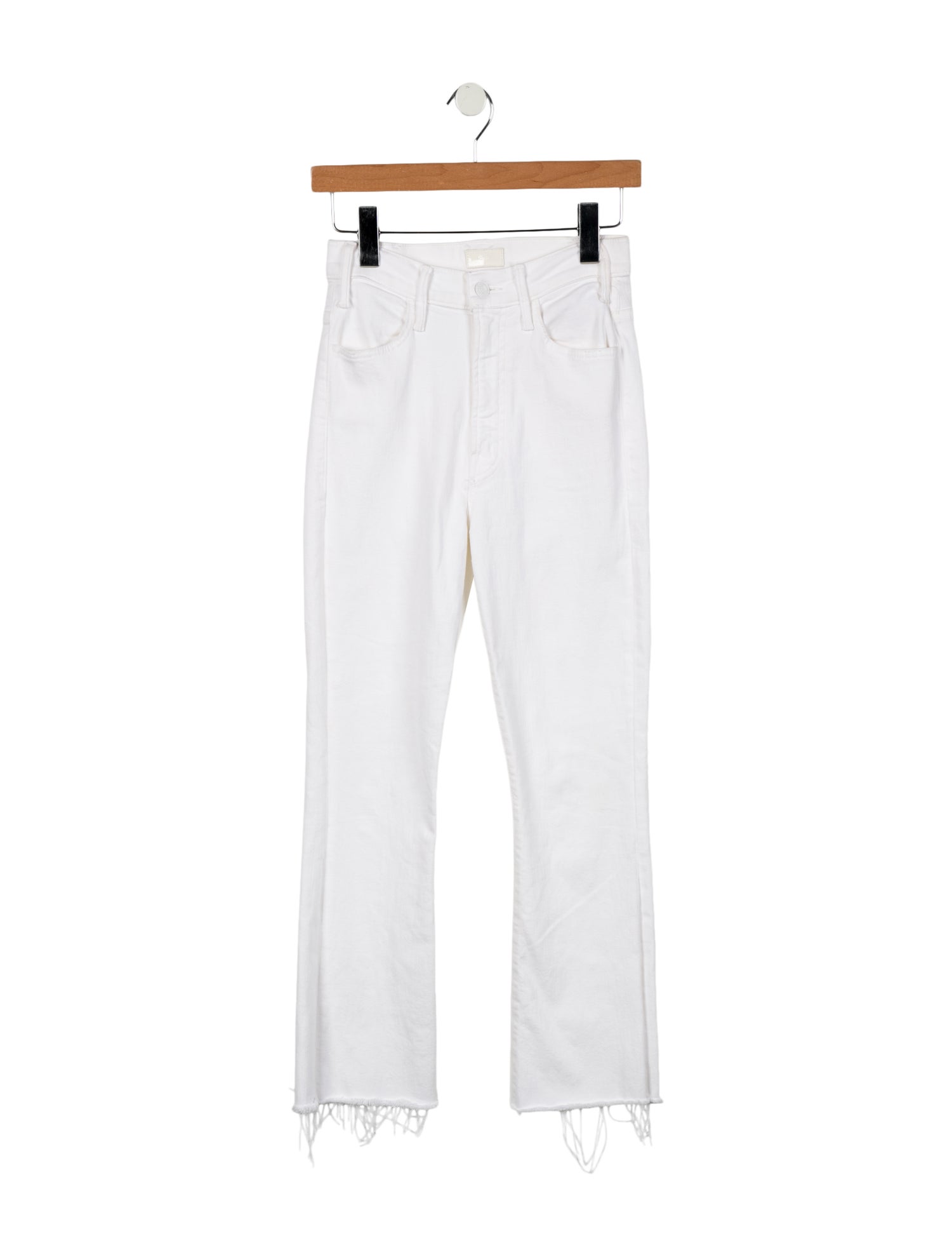 Mother Mid-Rise Straight Leg Jeans