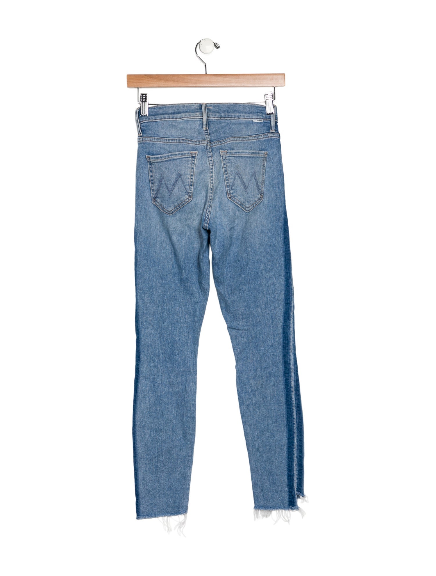 Mother Mid-Rise Skinny Leg Jeans