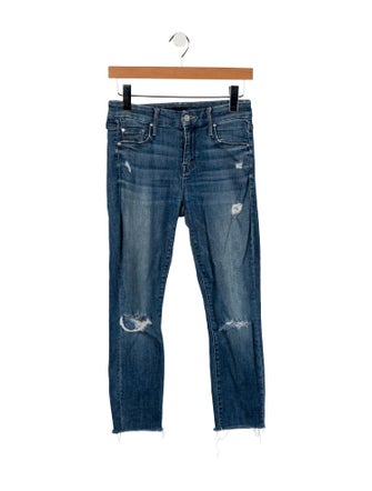 Mother High-Rise Skinny Leg Jeans