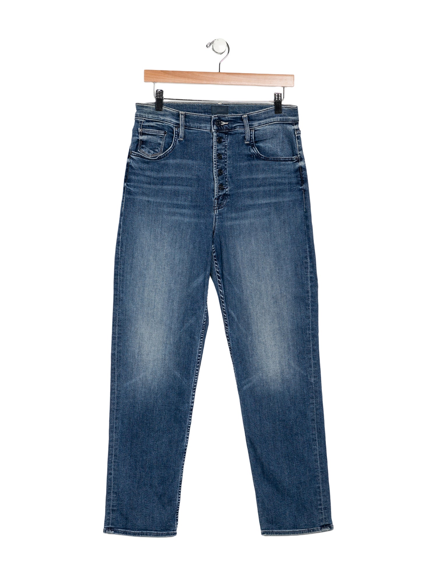 Mother High-Rise Straight Leg Jeans