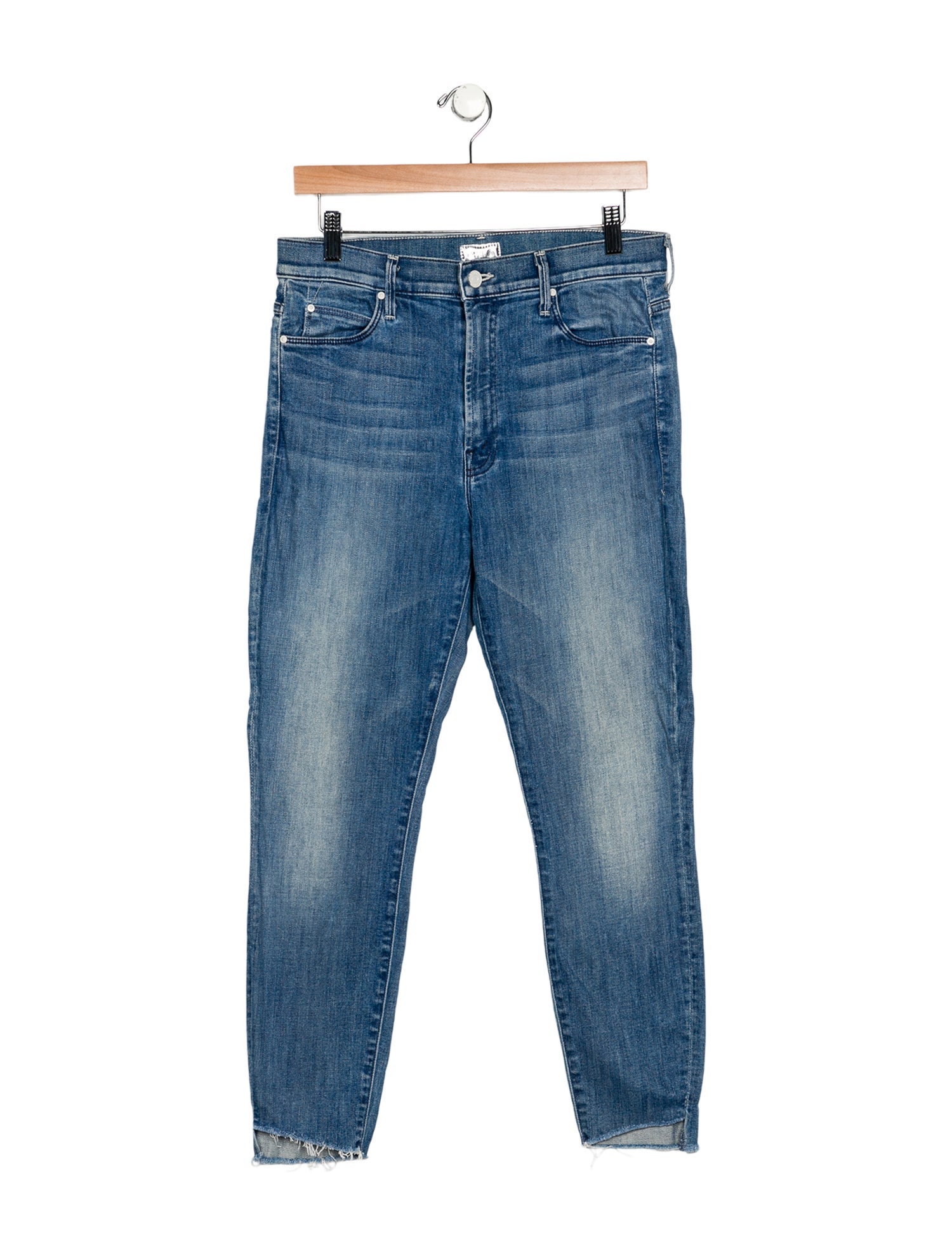 Mother Mid-Rise Skinny Leg Jeans