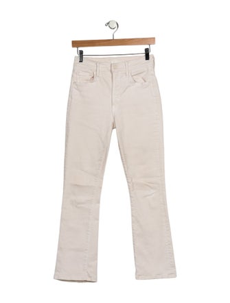 Mother Mid-Rise Straight Leg Jeans