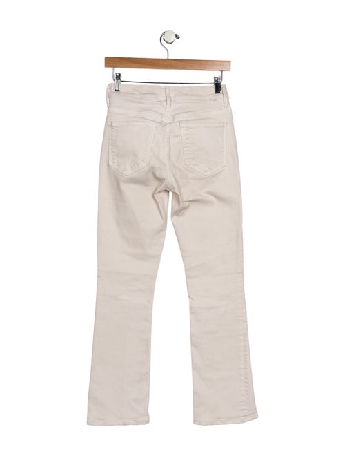 Mother Mid-Rise Straight Leg Jeans