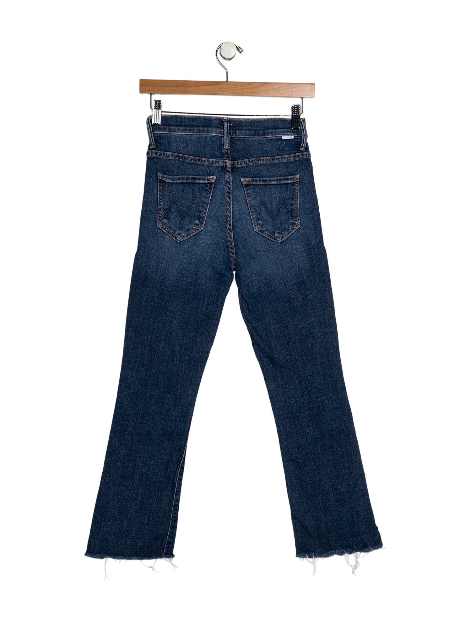 Mother Mid-Rise Straight Leg Jeans