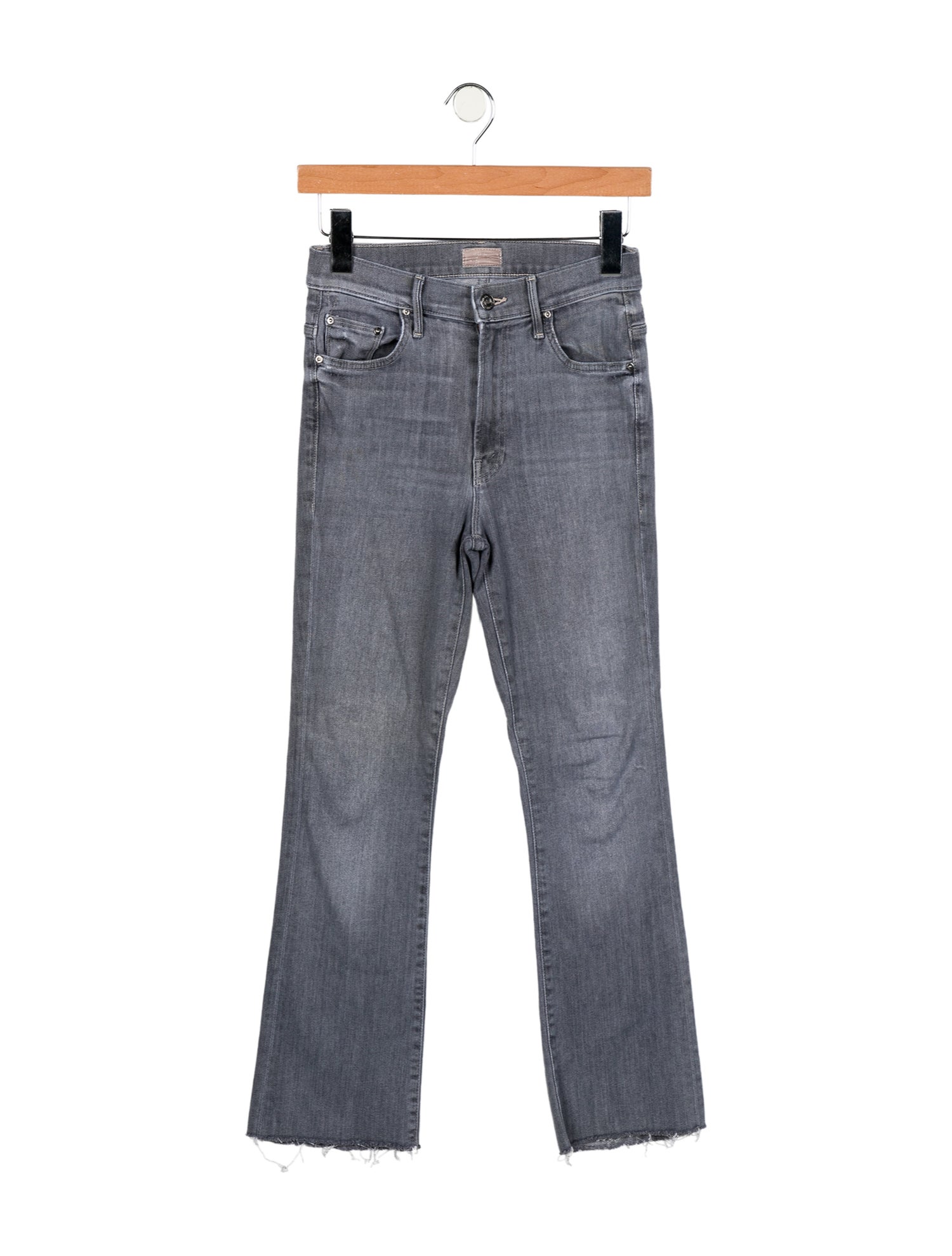 Mother Mid-Rise Straight Leg Jeans