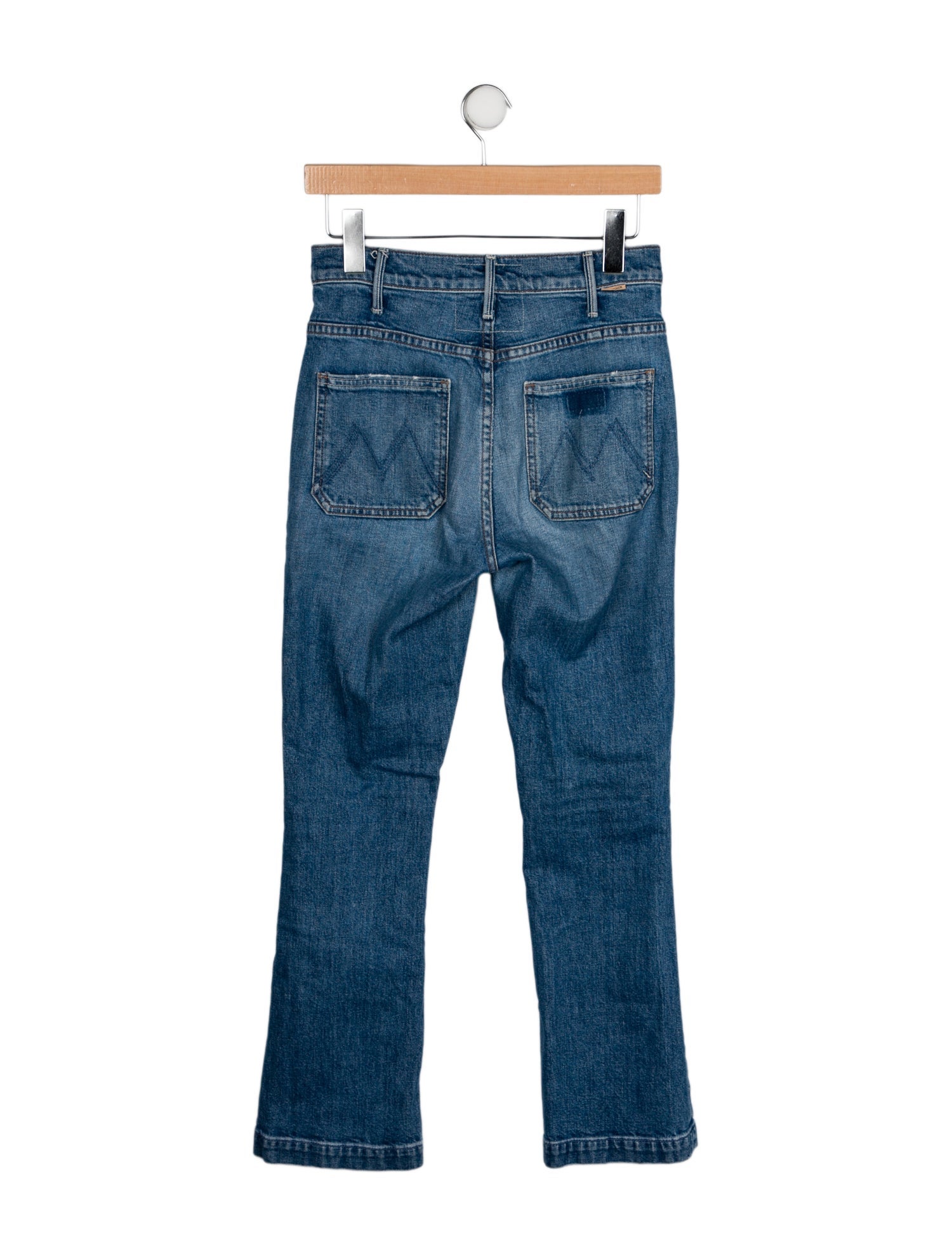 Mother Mid-Rise Straight Leg Jeans
