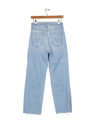 Mother High-Rise Straight Leg Jeans