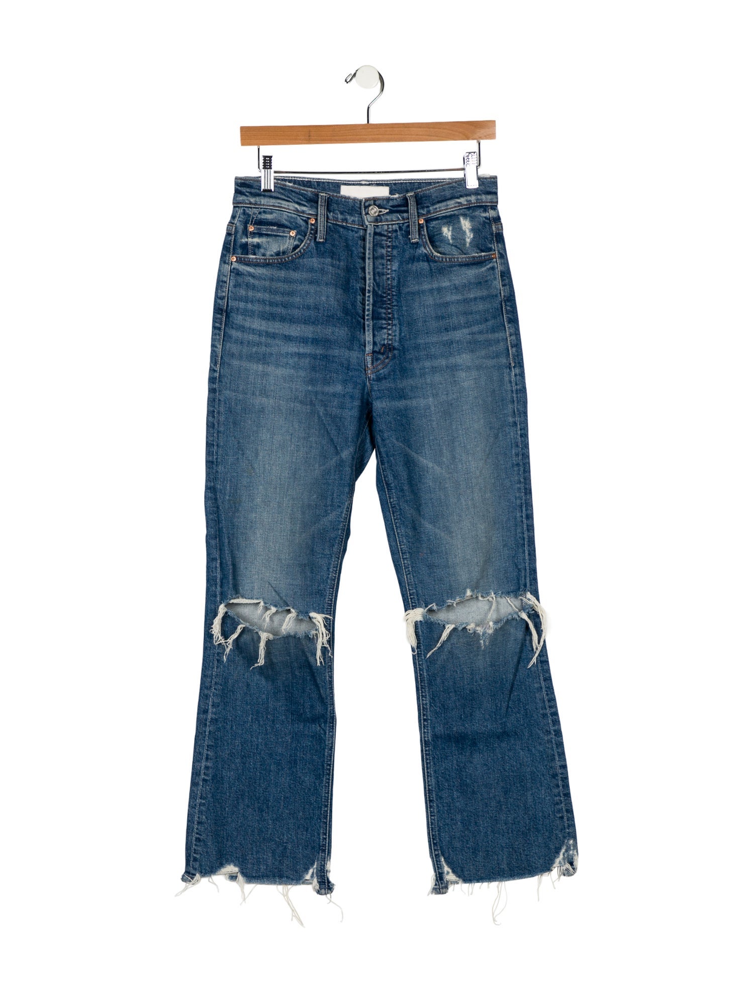 Mother High-Rise Straight Leg Jeans