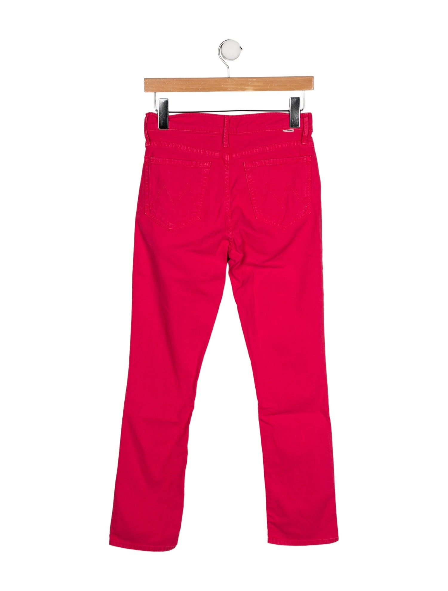 Mother Mid-Rise Straight Leg Jeans