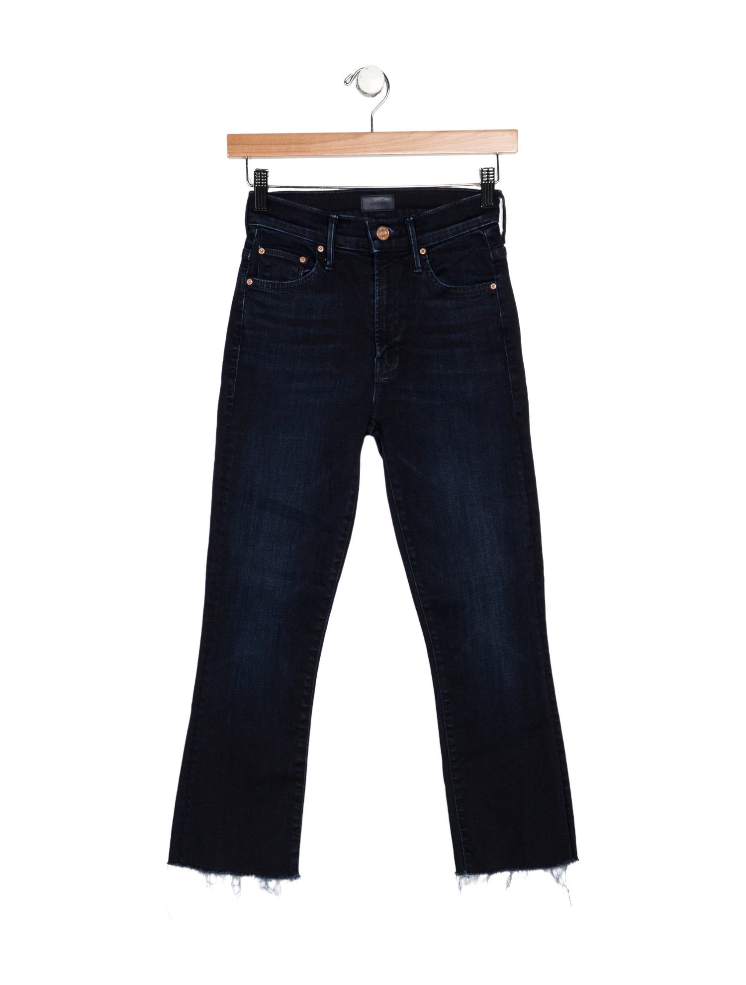 Mother Mid-Rise Straight Leg Jeans