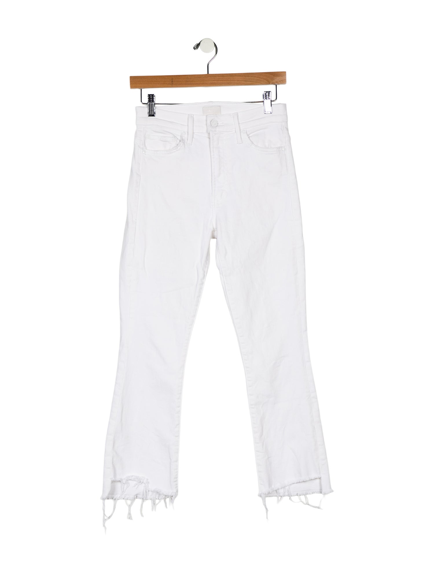Mother Mid-Rise Straight Leg Jeans
