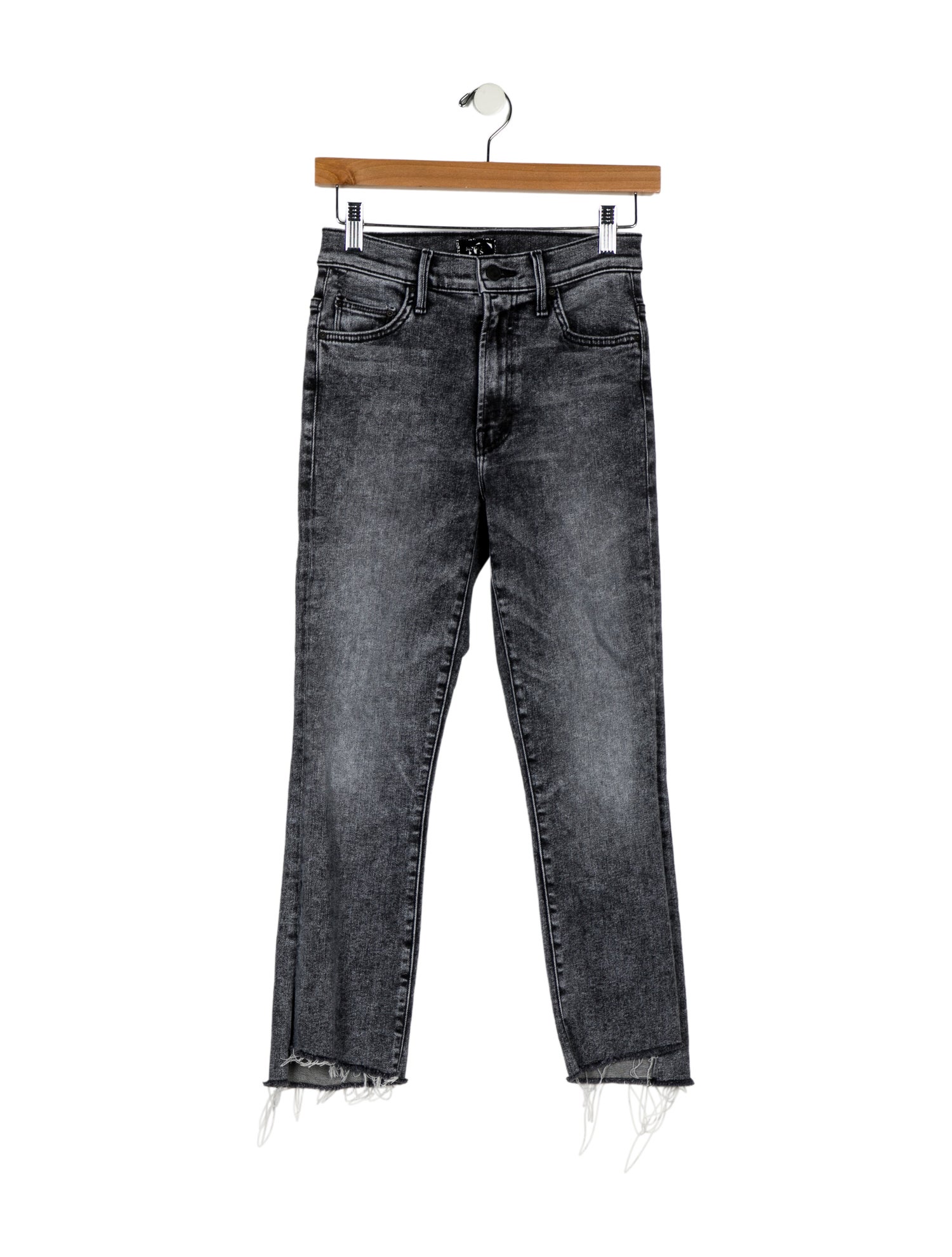 Mother Mid-Rise Straight Leg Jeans