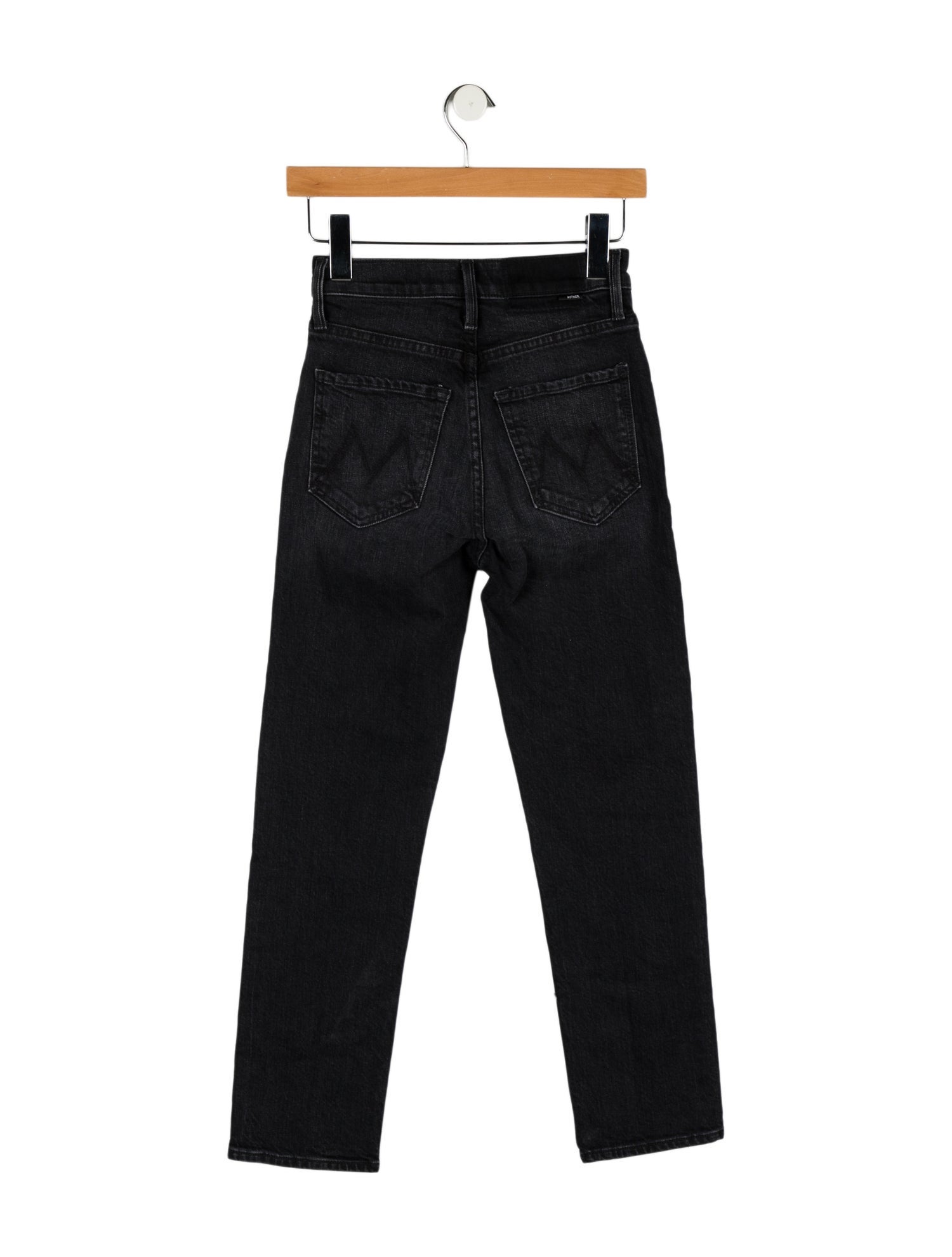 Mother Mid-Rise Straight Leg Jeans