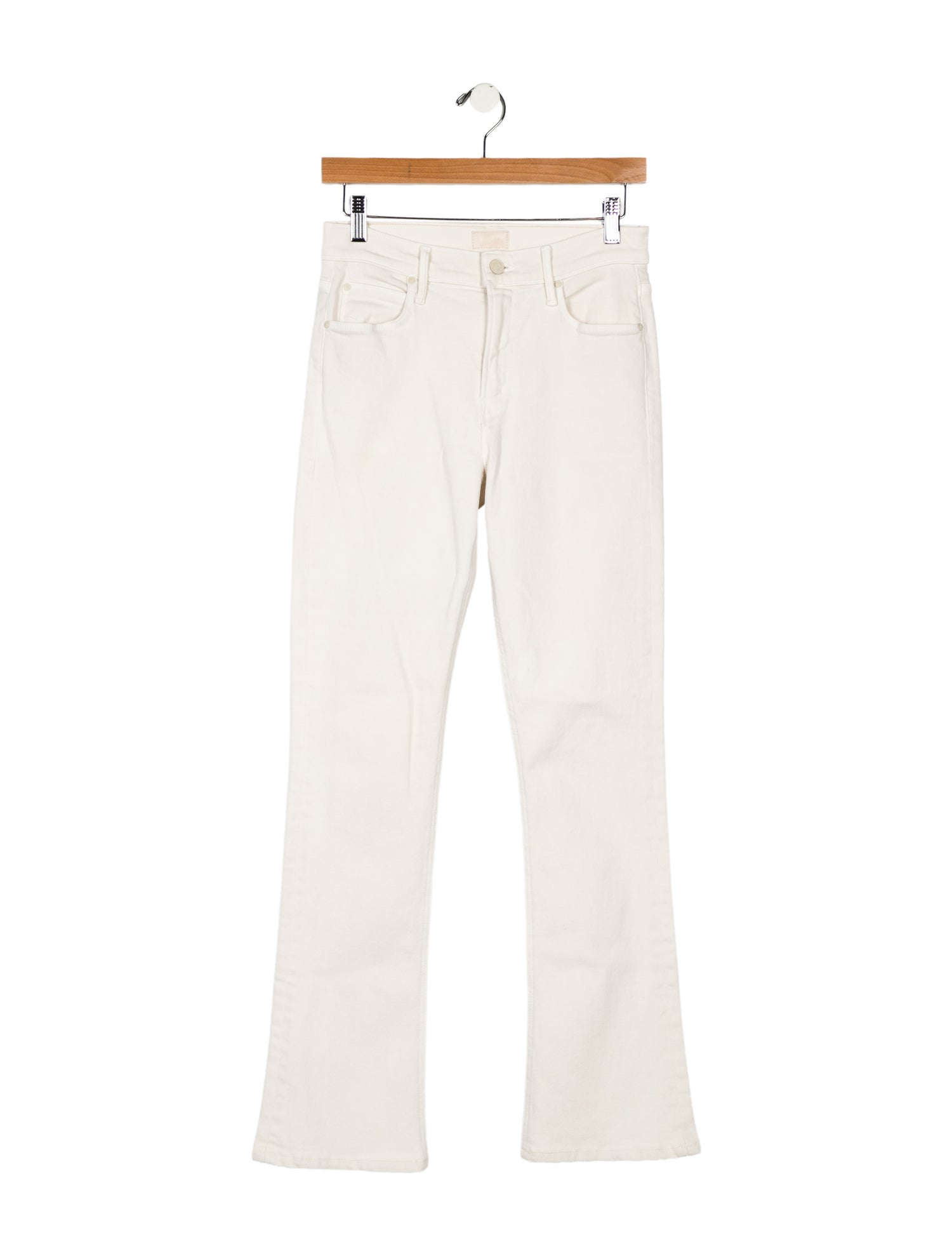 Mother Mid-Rise Straight Leg Jeans