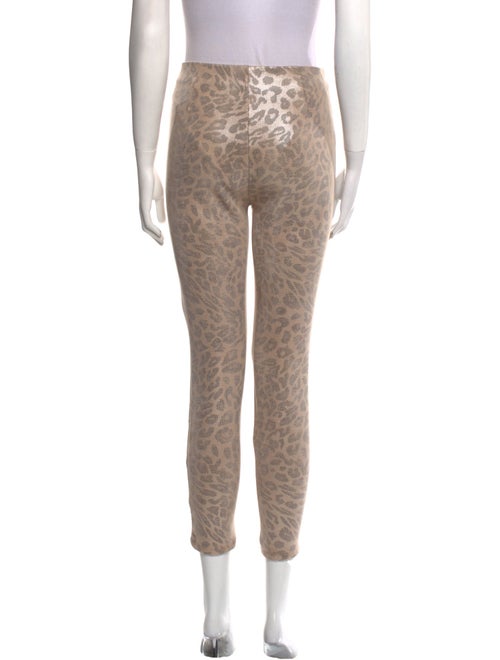 Mother Animal Print Straight Leg Pants