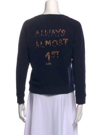 Mother Graphic Print Crew Neck Sweatshirt