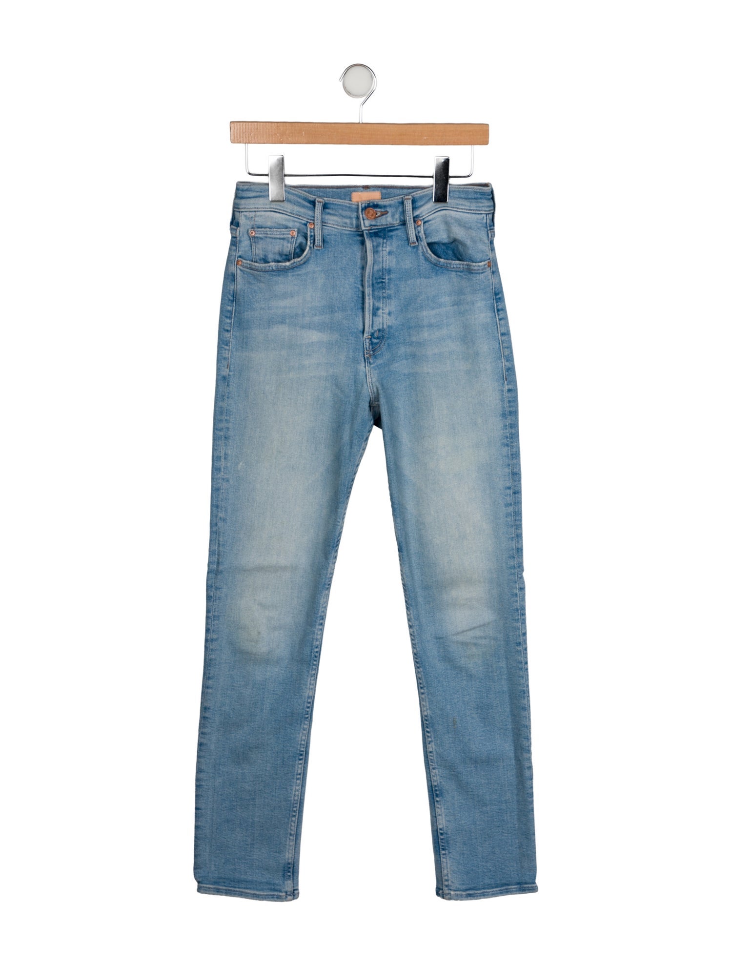 Mother High-Rise Straight Leg Jeans